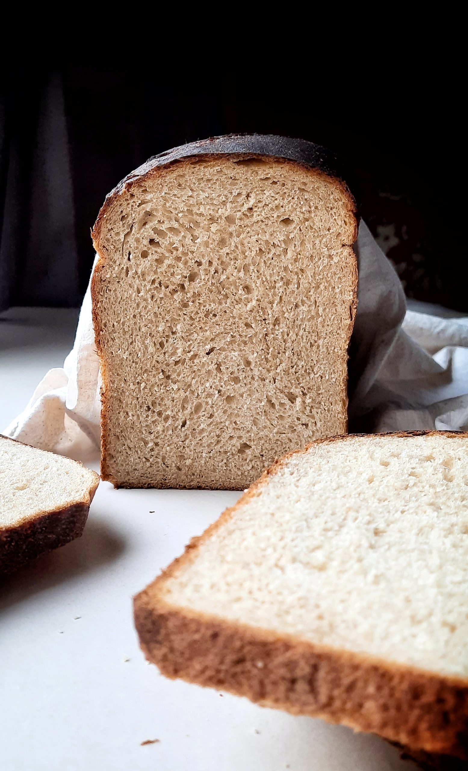 100% Whole Wheat Sandwich Bread using Flour X