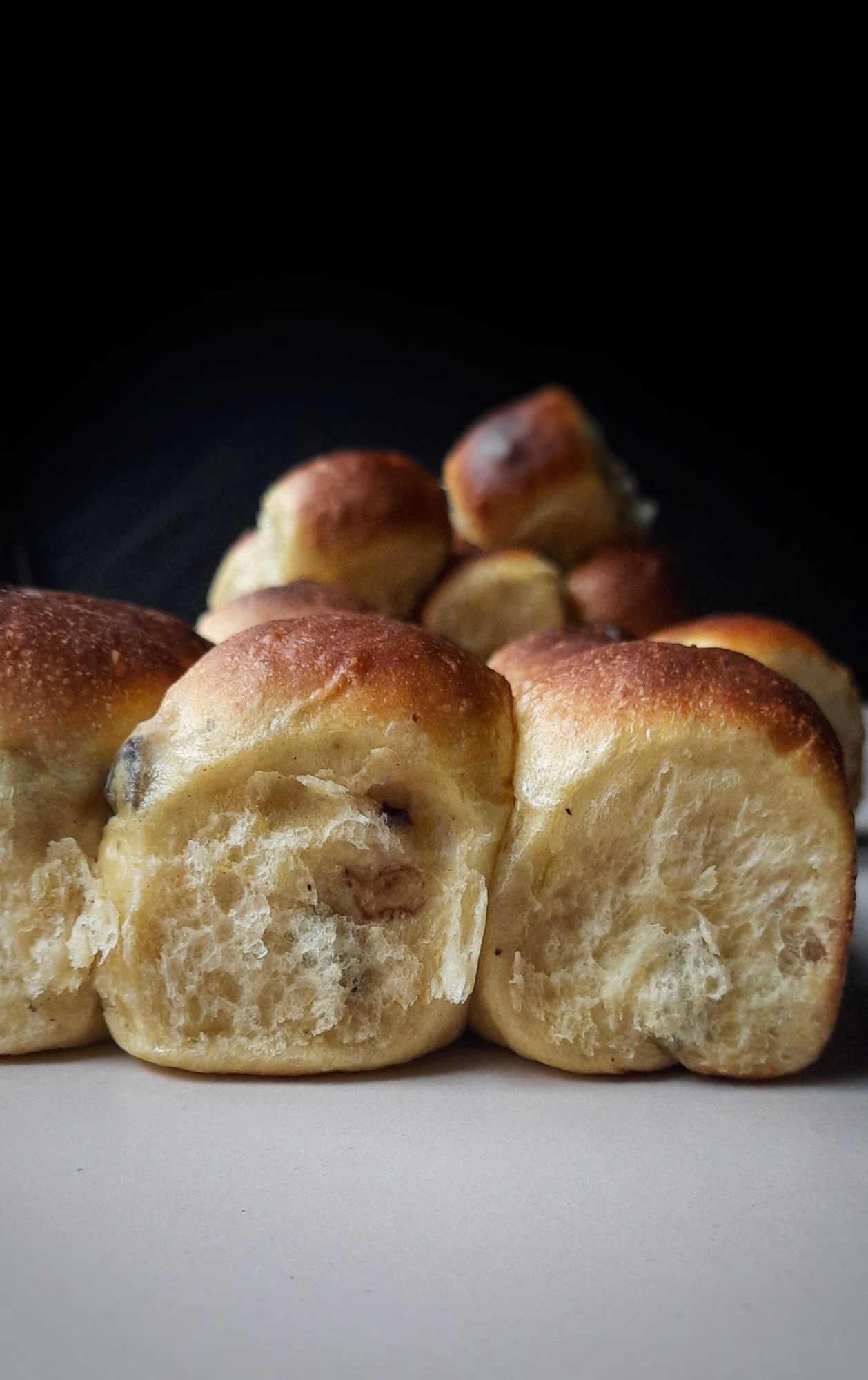 Spiced Pumpkin-Raisin Rolls